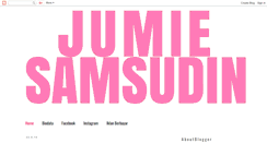 Desktop Screenshot of jumiesamsudin.com