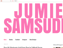 Tablet Screenshot of jumiesamsudin.com